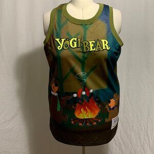 Headgear Classics Basketball Jersey Yogi Bear Boo-Boo Jellystone Park Mens M